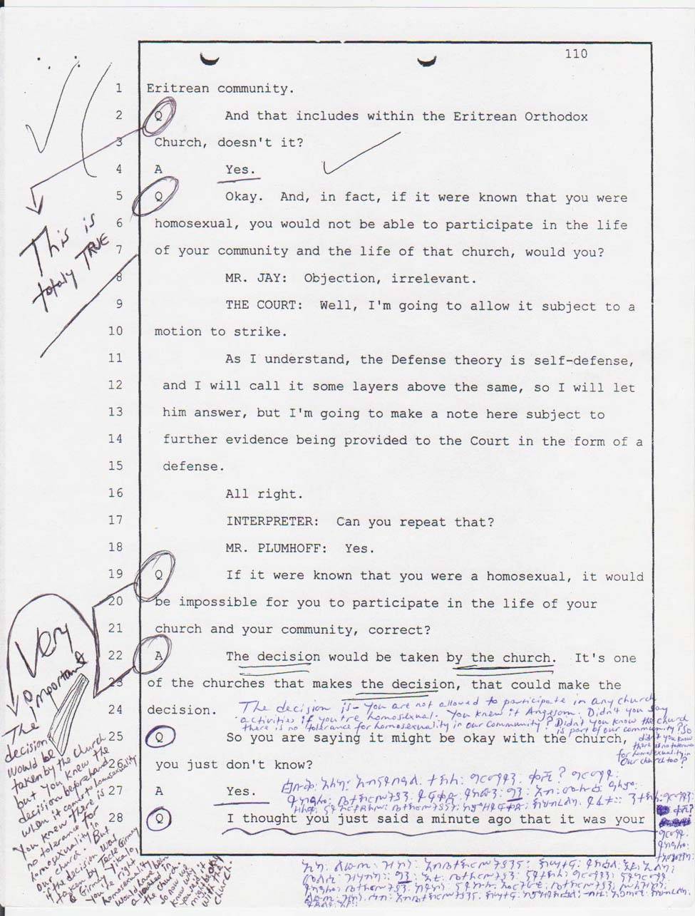 Angesom's court testimony Jan. 23, 2008