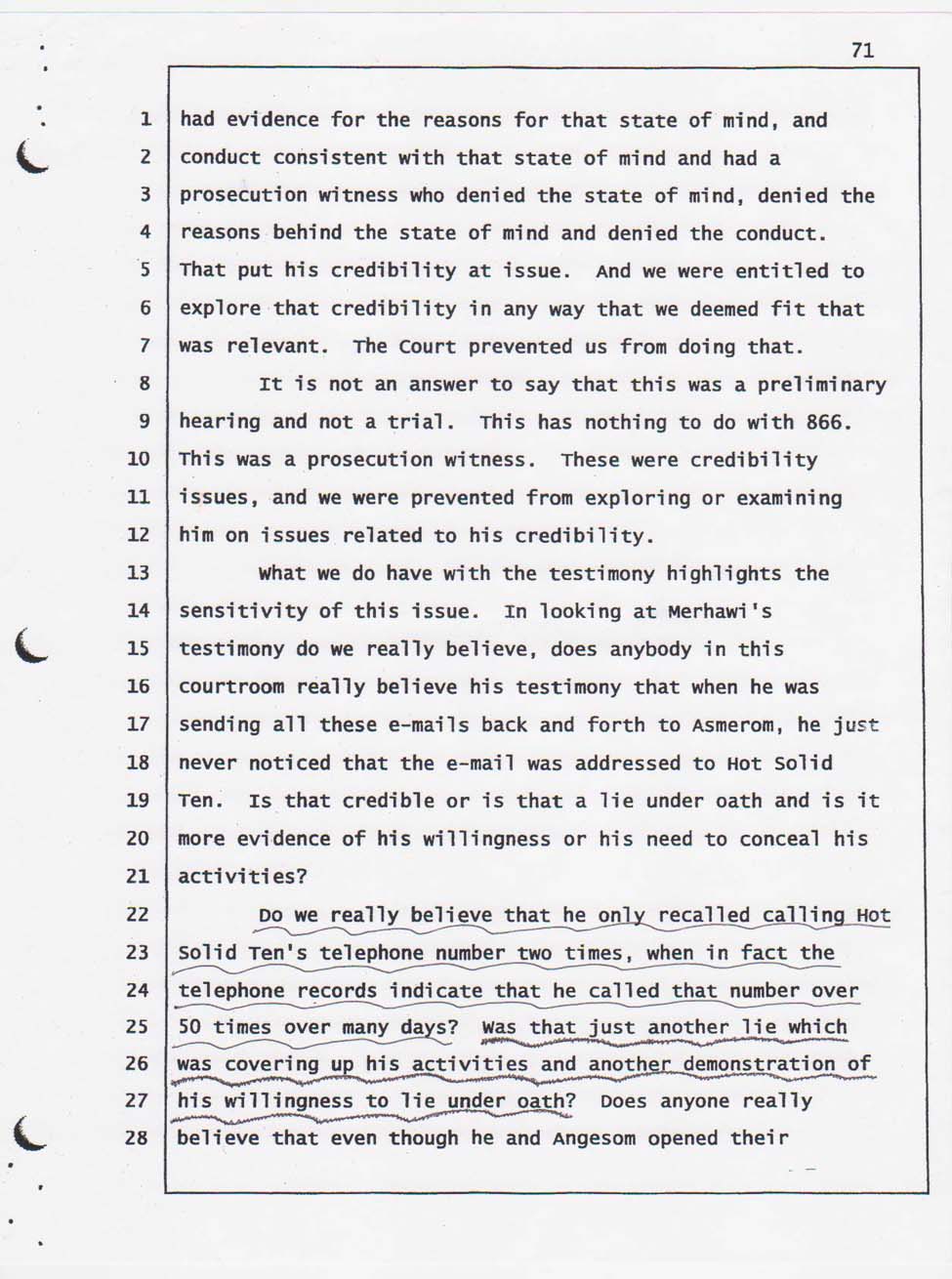 Defense Attorney Ray Plumhoff summary