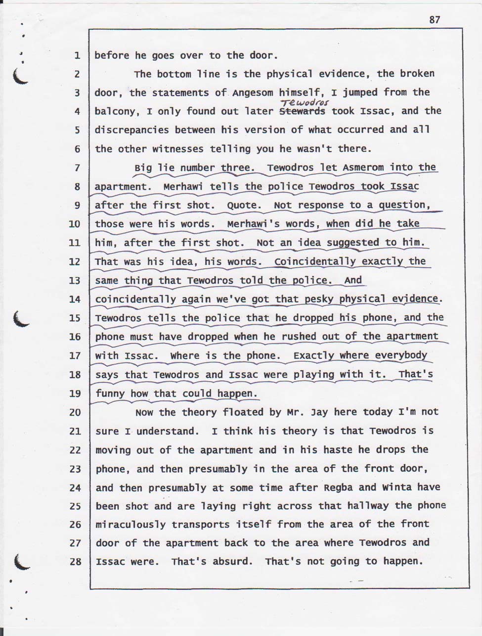 Defense Attorney Ray Plumhoff summary