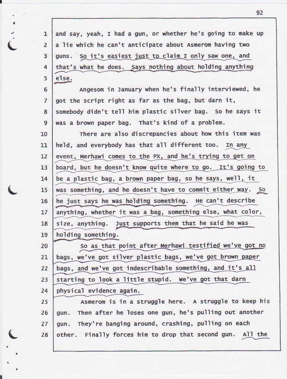 Defense Attorney Ray Plumhoff summary