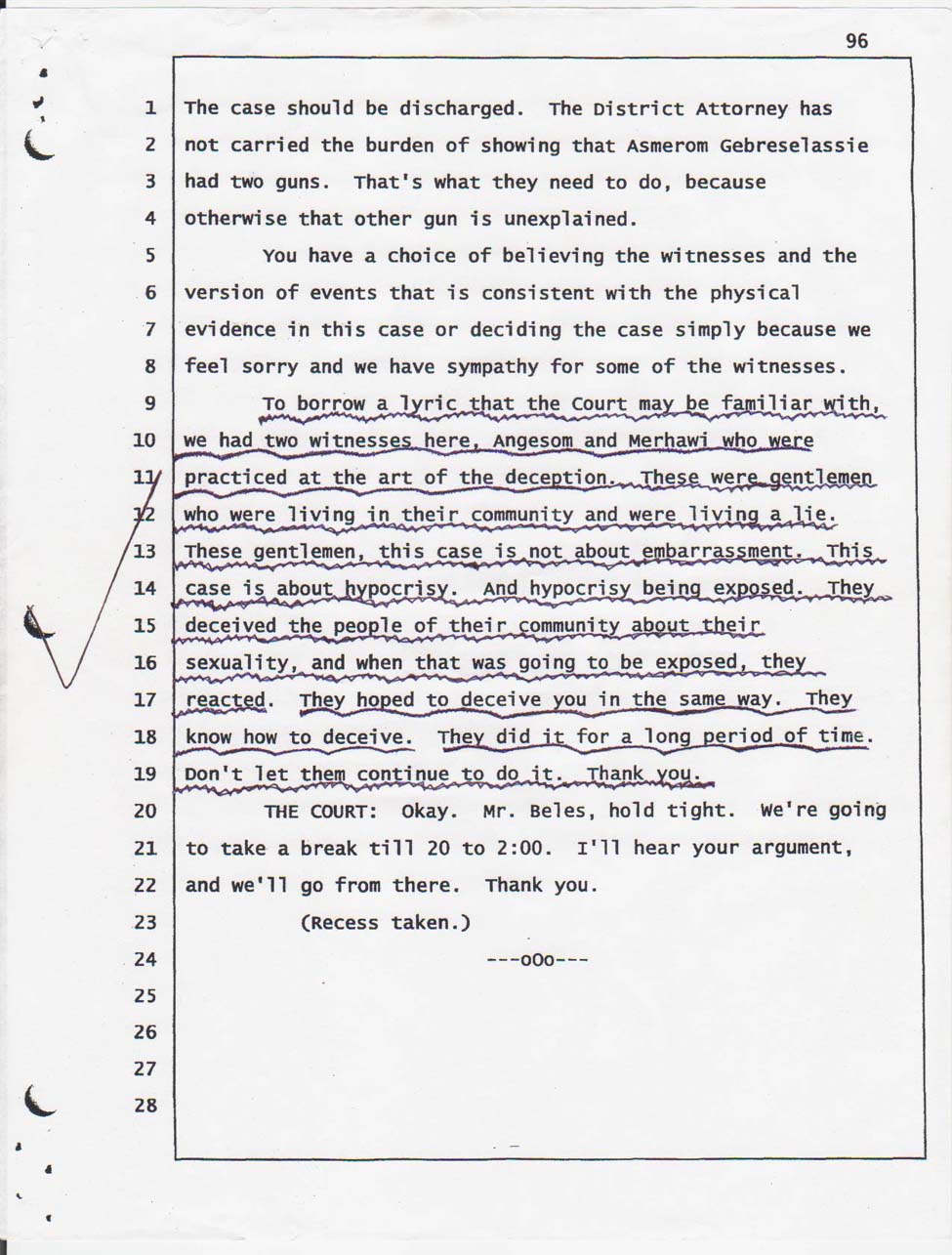 Defense Attorney Ray Plumhoff summary