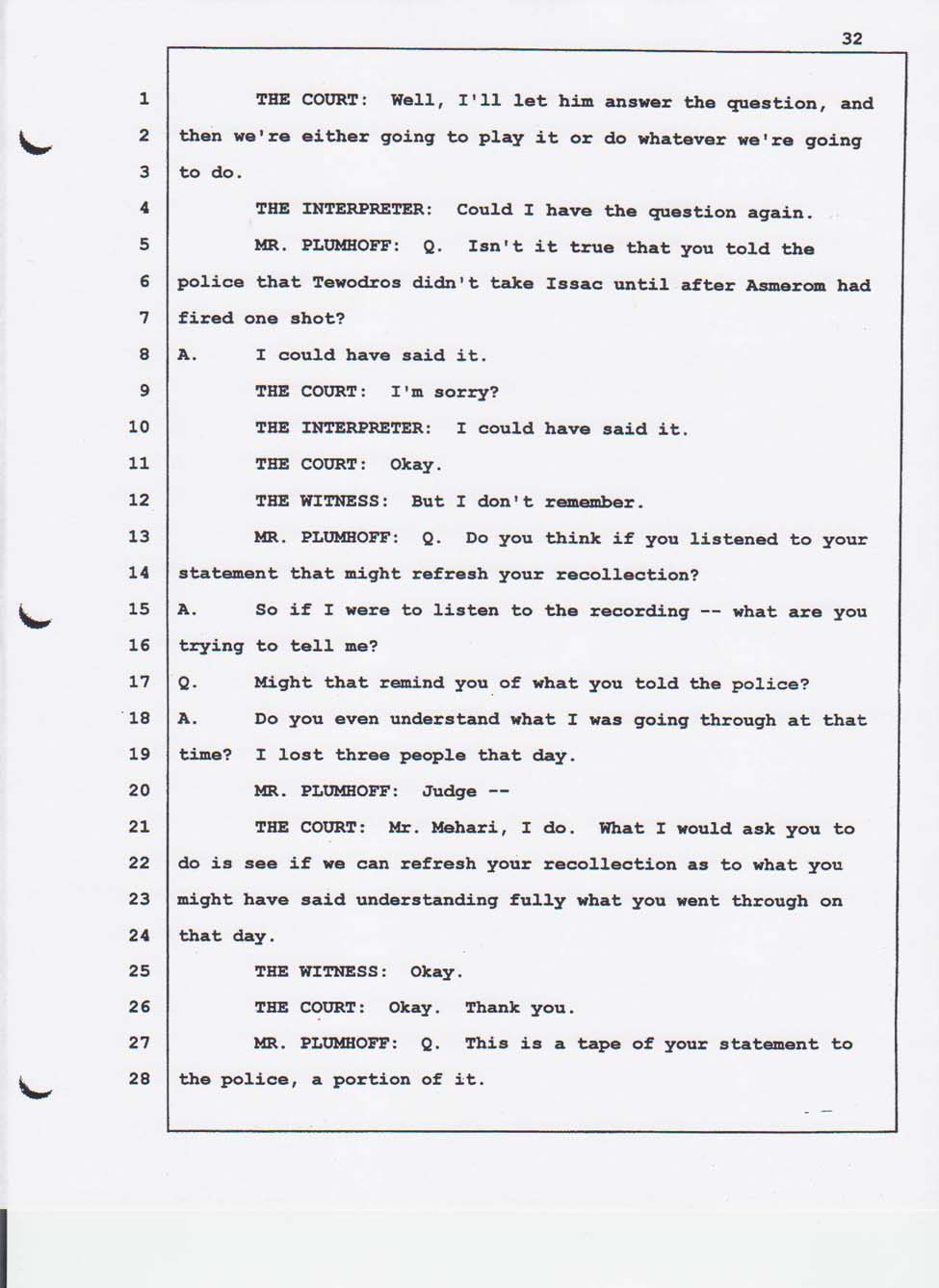 Merhawi's court testimony Feb. 01, 2008