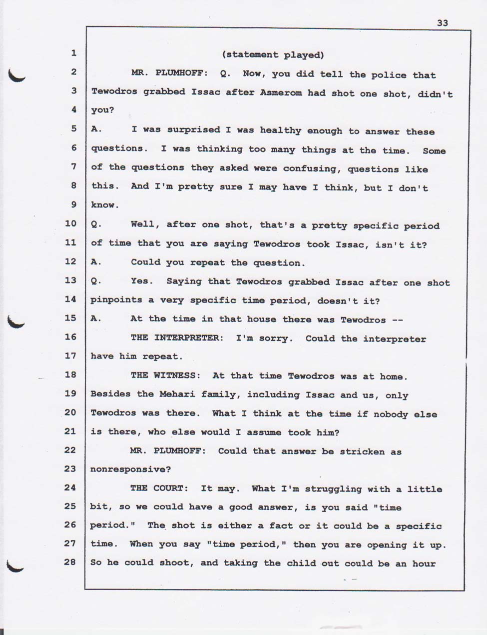 Merhawi's court testimony Feb. 01, 2008